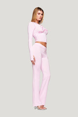 Blare Hoodie - Pink : Pastel — model side