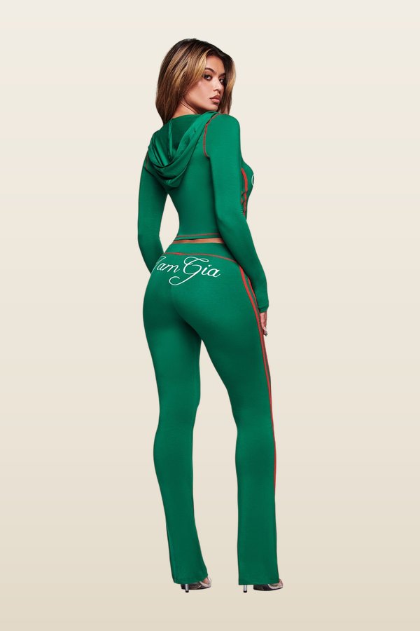 Blare Sport Hoodie And Headband — model back