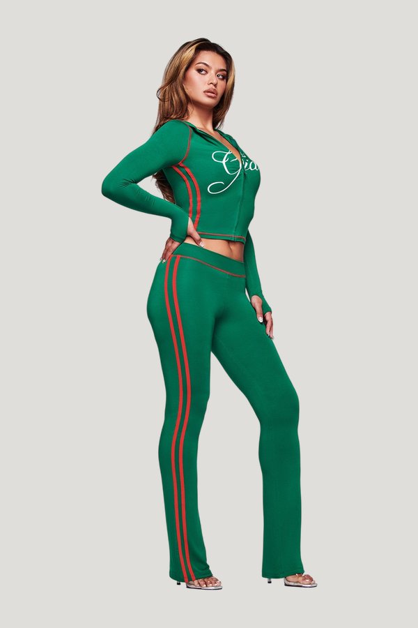 Blare Sport Hoodie And Headband — model side