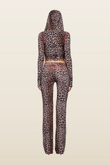 Blare Trackpant - Dark Leopard — model back