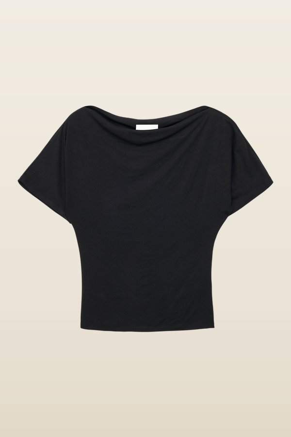 Boat Neck T-Shirt — model back