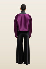 Bobbi Crop Jacket — model back