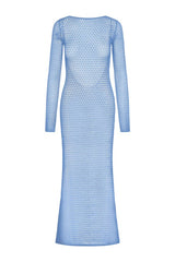 Bodrum Dress - Azure Lace Crochet — packshot