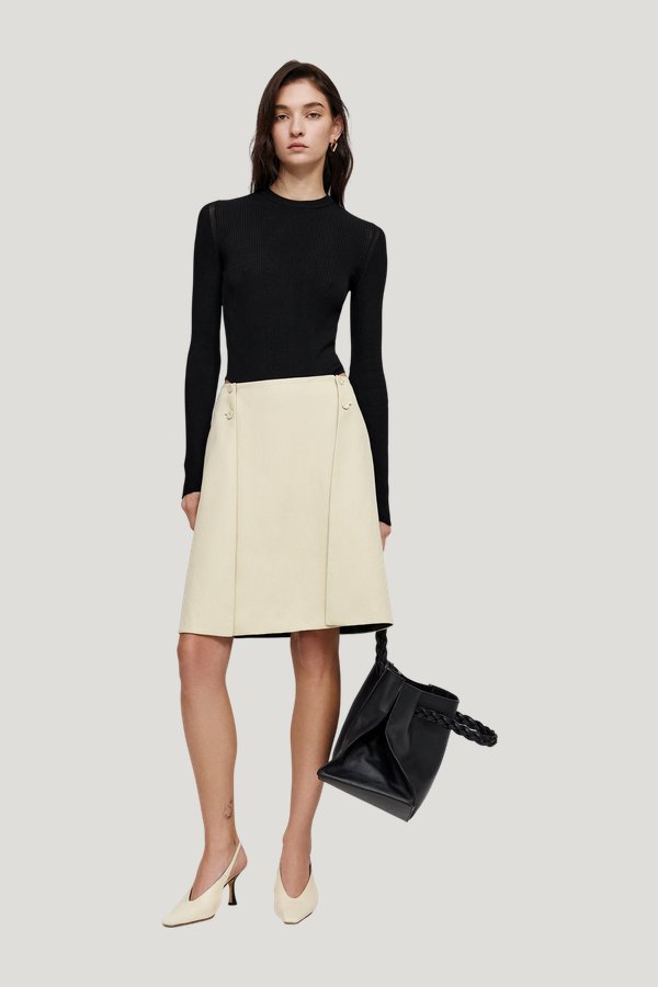 Bodysuit With Low Waistline — model side