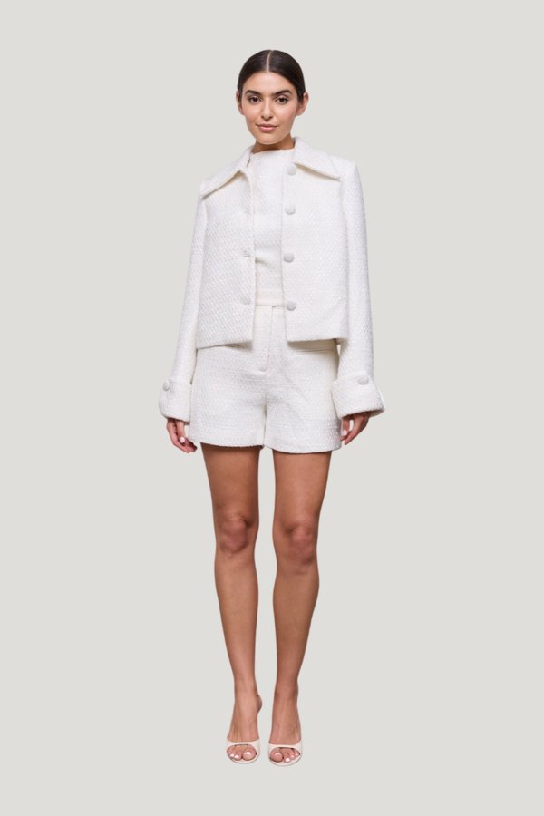 Bouclé Jacket — model front