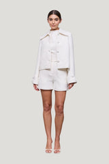 Bouclé Jacket — model front