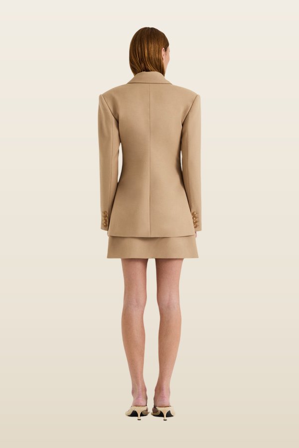 Bowie Twill Blazer — model back