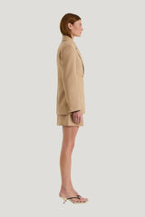 Bowie Twill Blazer — model side