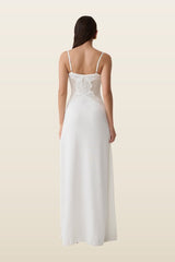 Bray Knit & Lace Maxi Dress — model back