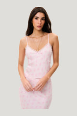 Brett Silk-Blend Floral Cami Top — model front