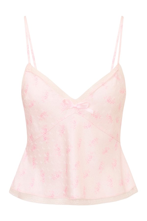 Brett Silk-Blend Floral Cami Top — packshot
