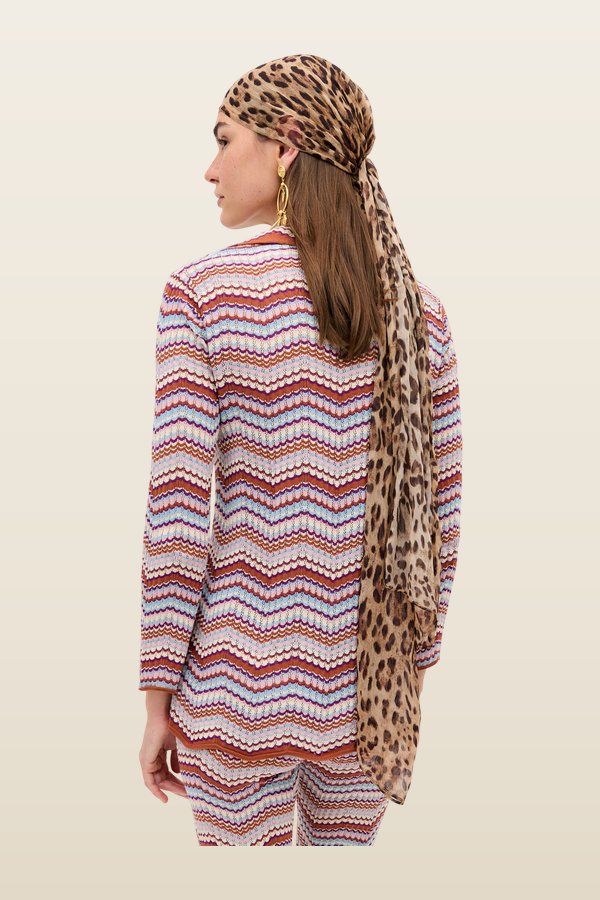 Brody - Maria Chevron Multi — model back