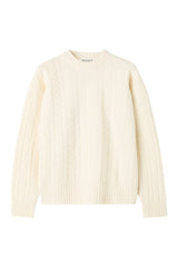 Cable knit jumper — packshot
