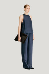 CAMI Silk twill cape top — carry 3