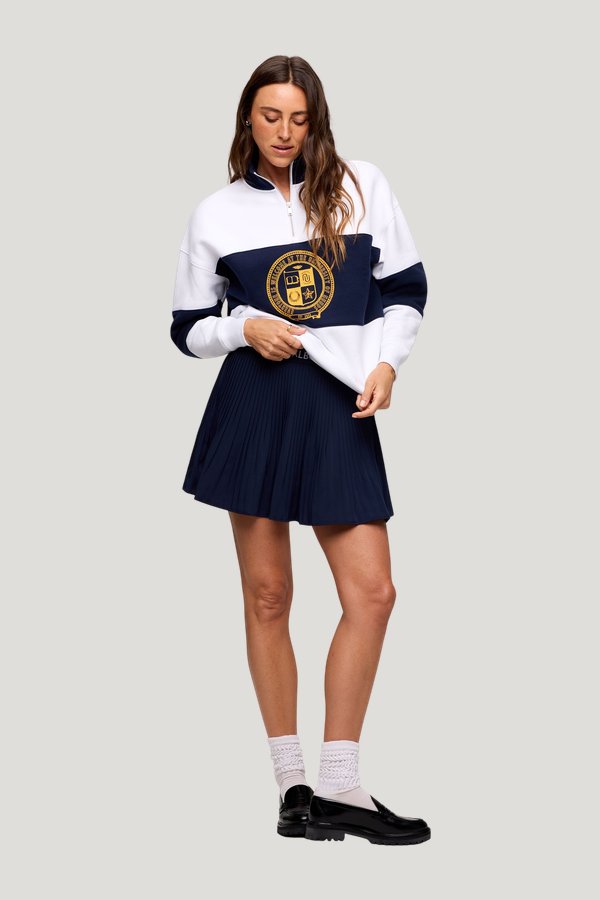 Campus Quarter-Zip — model side