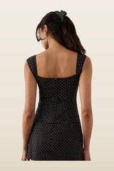 Cap Sleeve Ruched Cup Corset — model back