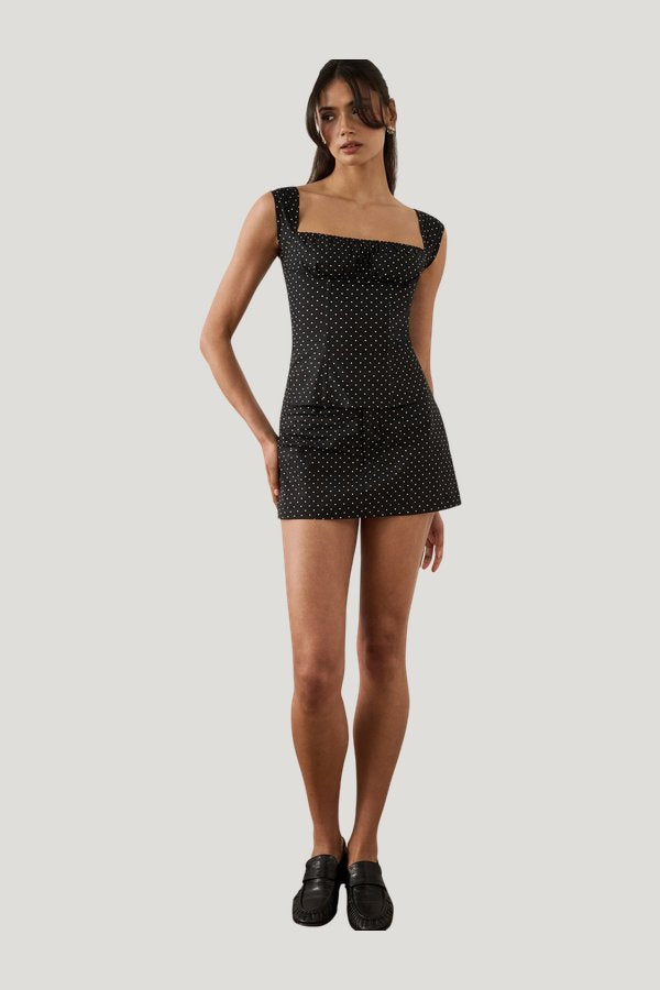 Cap Sleeve Ruched Cup Corset — model front
