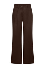 Casablanca Pants - Espresso Linen — packshot