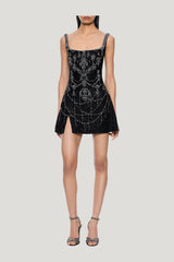 Chandelier Mini Dress — model front
