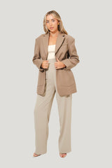 Cinched Blazer — model front