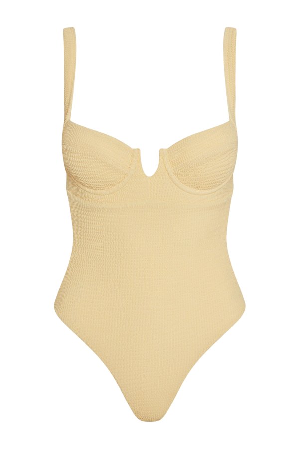 Clovelly One Piece - Raffia Crinkle — packshot