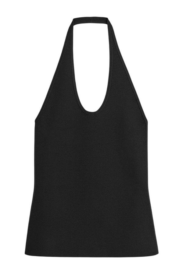 Compact knit halter top — packshot
