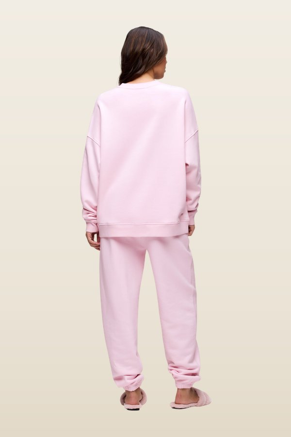 Core Fleece Crewneck Sweatshirt | Ballet — model back