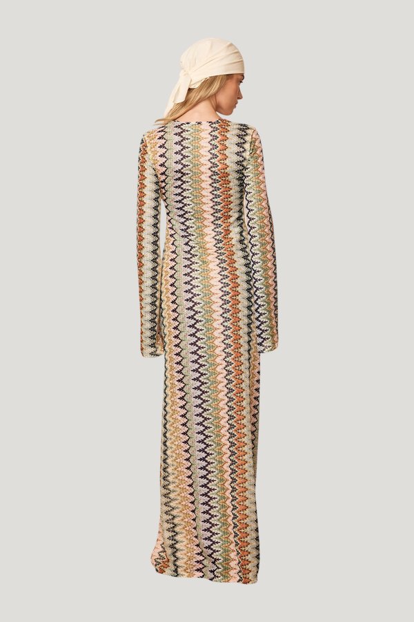 Corossol Dress - Porto Cervo Multi — model side