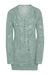 Corossol Mini Dress - Light Slate Petit Crochet — packshot