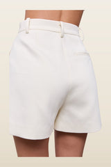 Cotton Mix Shorts — model back