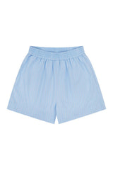 Crease Resistant Cotton Poplin High Waist Shorts — packshot