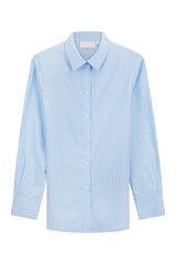 Crease Resistant Cotton Poplin Stripe Shirt — packshot