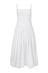 Cricket Dress In White Eyelet — packshot