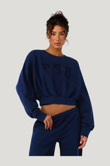 Cropped Crew Neck — model front