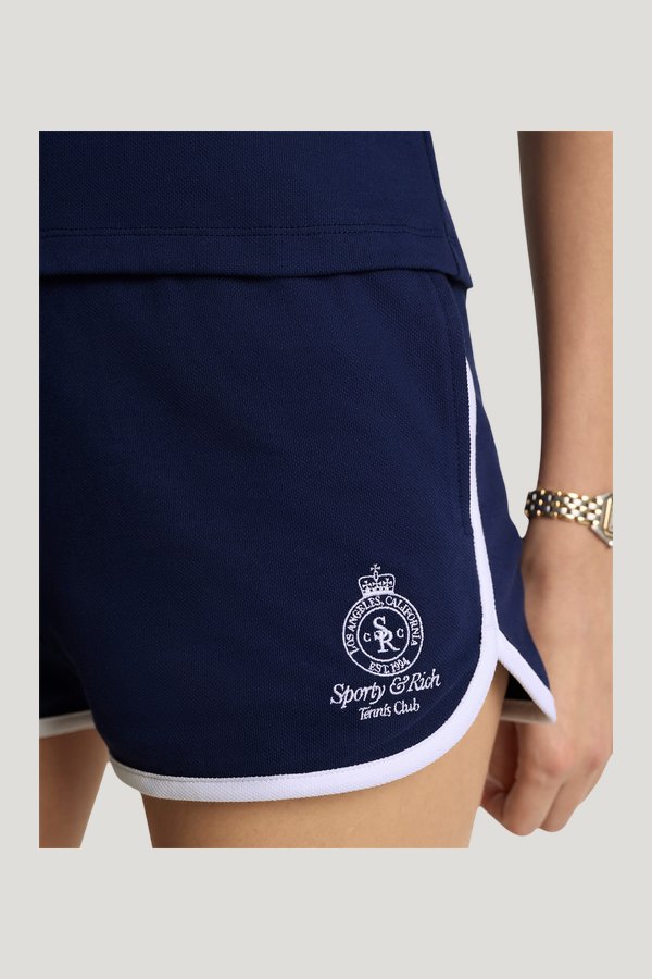 Crown Tennis Pique Short — model side
