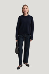 Cru Crewneck Sweater, — model front
