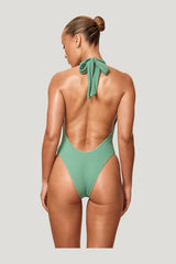 Cyprus One Piece - Pond Crinkle — model side
