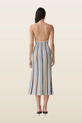 Dalani Halterneck Knit Midi Dress — model back