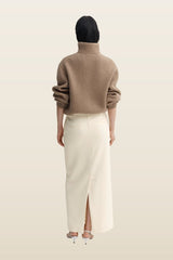Dana Sweater, hazel — model back