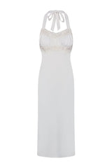Darcy Satin Midi Dress - Sleepy Angel — packshot