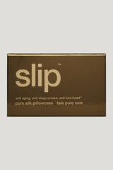Dark Brown Queen Zippered Pillowcase — model side
