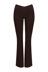 DayFlex Wrap Flared Yoga Pant - Americano — packshot