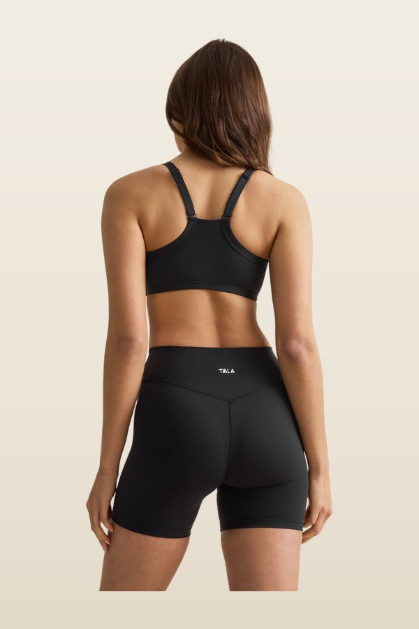 DayFlex Soft Wrap Shorts - Shadow — model back