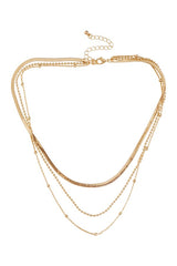 Delia Gold Layered Necklace — packshot