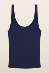 Devin Tank - Midnight Thin Rib — model back