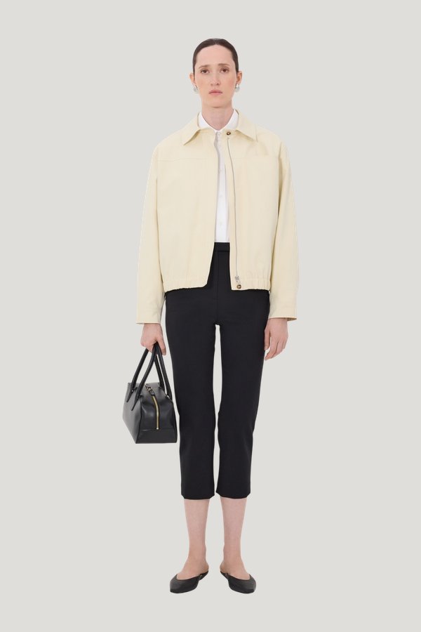DREW Cotton gabardine windbreaker — model front