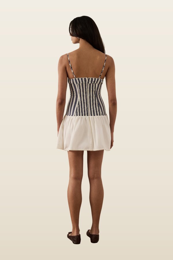 Drop Waist Dress — model back