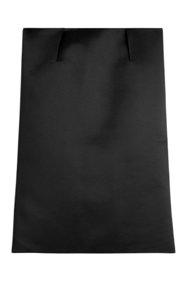 Duchess satin pencil skirt — packshot