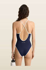 Eden Crest One Piece Swimsuit — model back