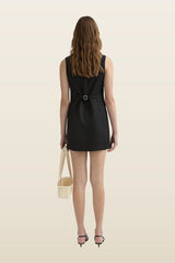 Emma Button Down Dress — model back